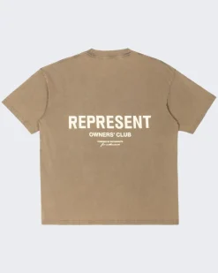 Heren Owners Club T-Shirt Bruin