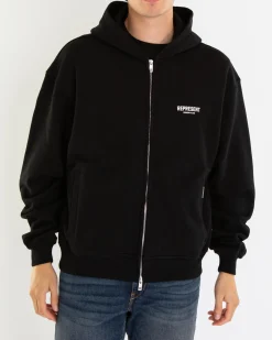 Heren Owners Club Zip Hoodie Zwart