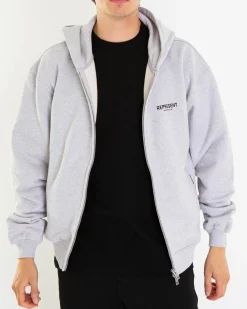 Heren Owners Club Zip Hoodie Grijs