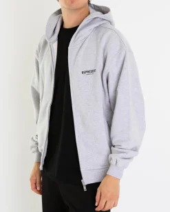Heren Owners Club Zip Hoodie Grijs