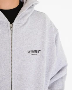 Heren Owners Club Zip Hoodie Grijs
