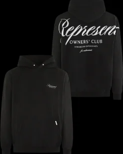 Heren Owners Script Hoodie Zwart