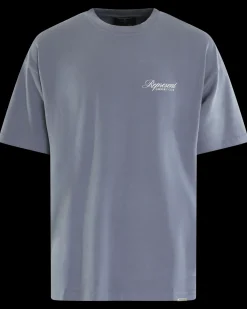 Heren Owners Script T-Shirt Blauw