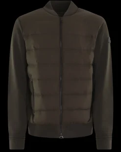 Heren Padde Wool Zip-Up Jacket Grijs