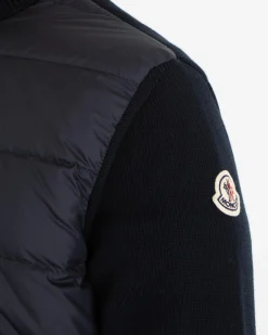 Heren Padded Zip Up Jacket Zwart