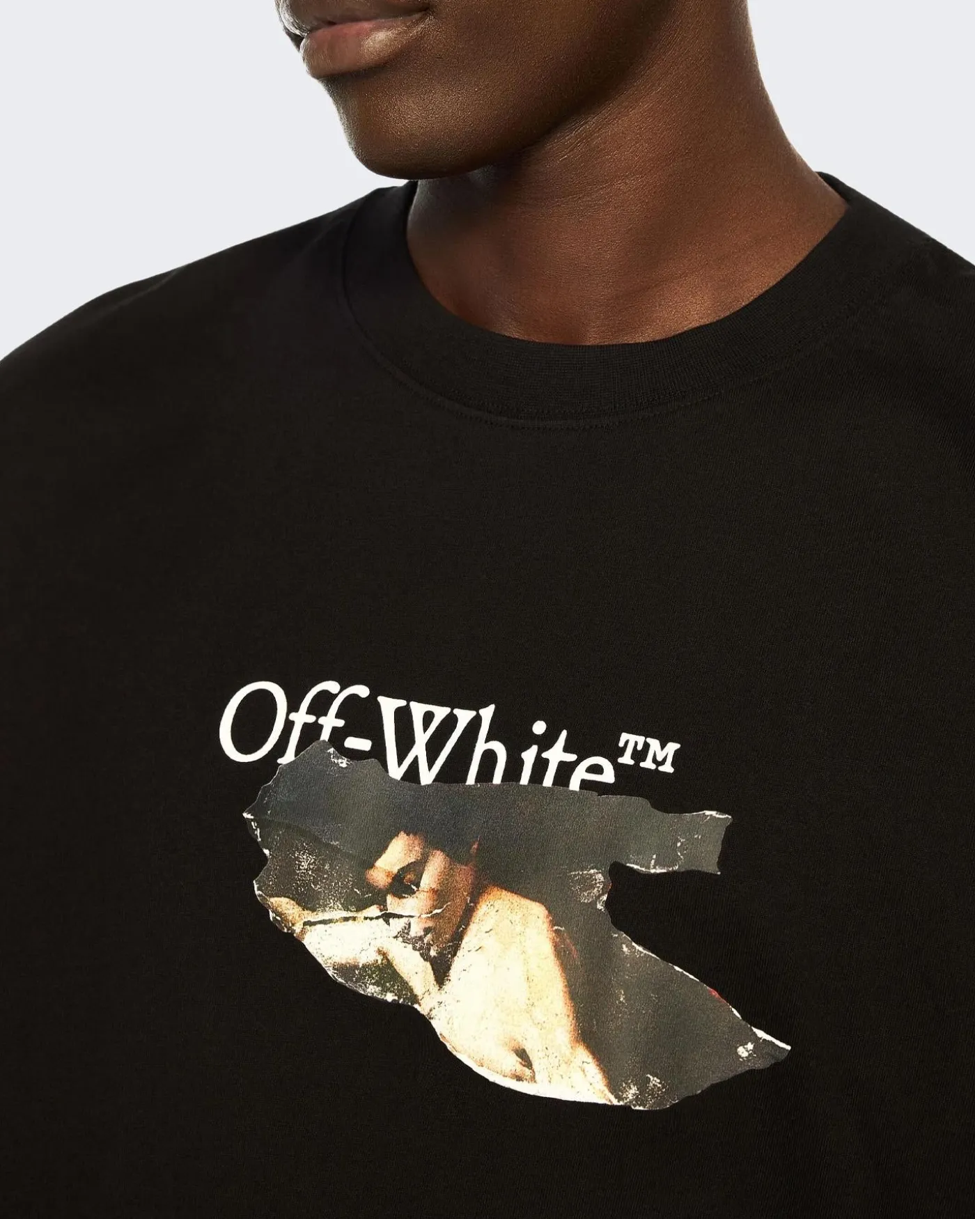 Heren Paint Arrow Skate Shirt Zwart