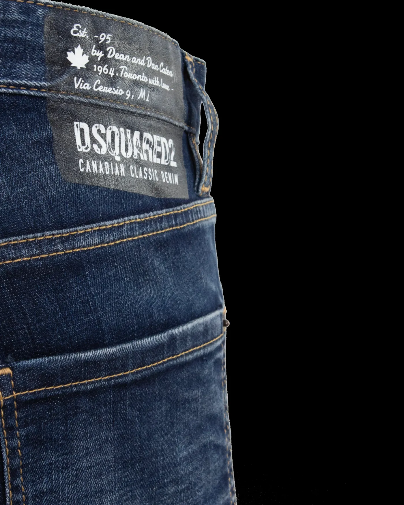 Heren Pants 5 Pockets Blauw