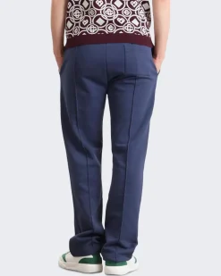 Heren Patch Open Hem Jogging Blauw