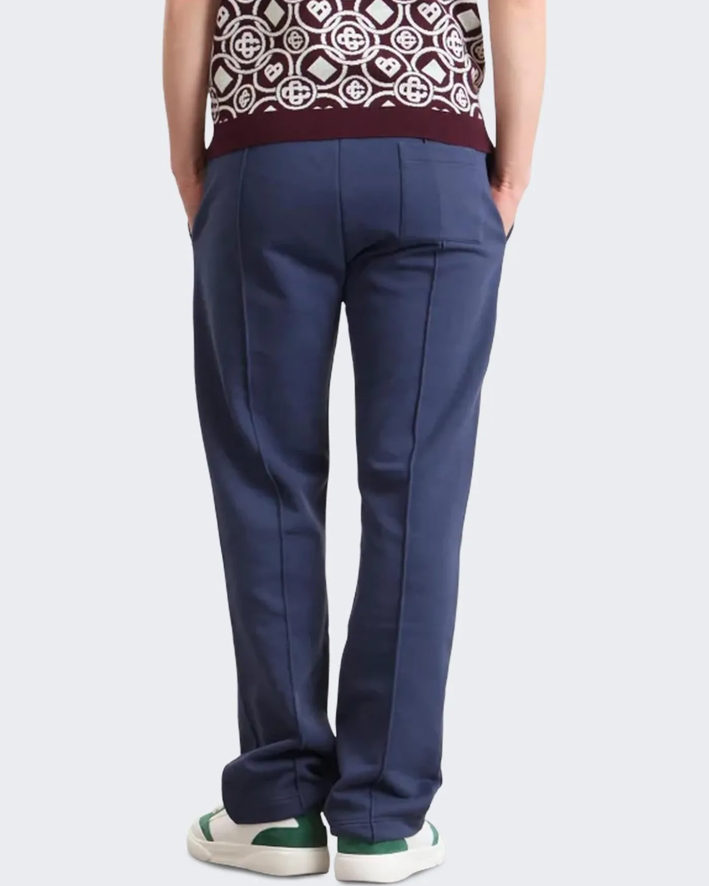 Heren Patch Open Hem Jogging Blauw