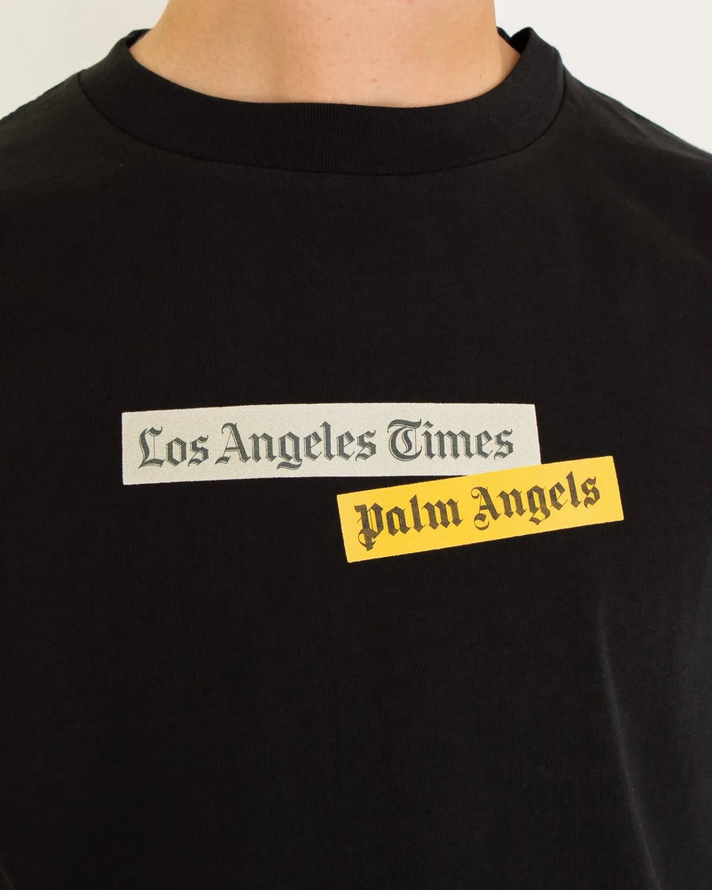 Heren Paxlatimes Reg T-Shirt Zwart
