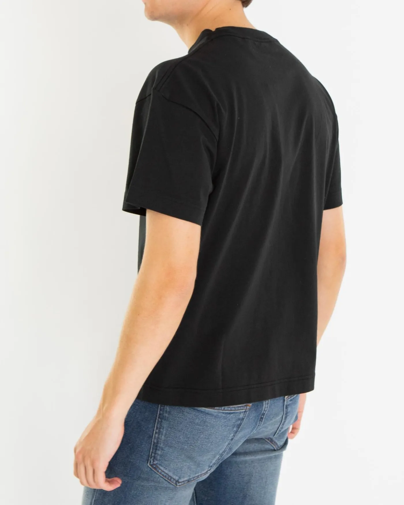 Heren Paxlatimes Reg T-Shirt Zwart