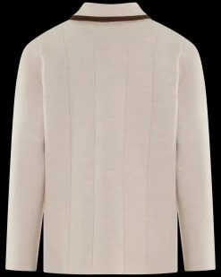 Heren Poches Cardigan Beige
