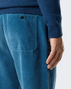 Heren Pocket Trousers Blauw