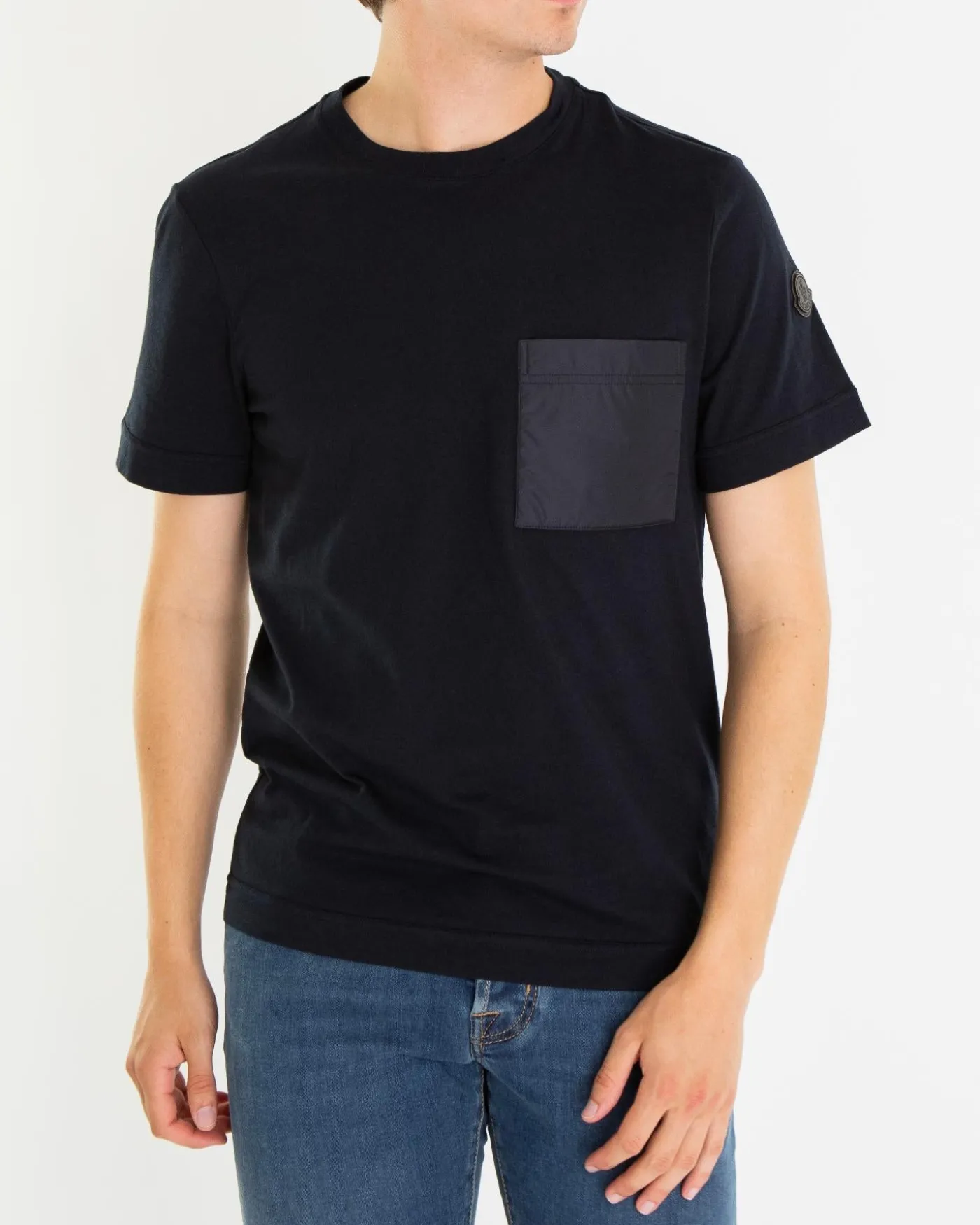 Heren Pocket T-Shirt Zwart