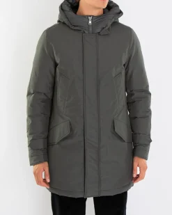 Heren Polar High Collar Parka Grijs