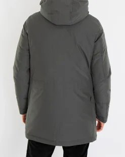 Heren Polar High Collar Parka Grijs