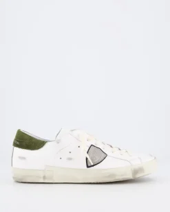 Heren Prsx Low Sneaker Wit/Groen