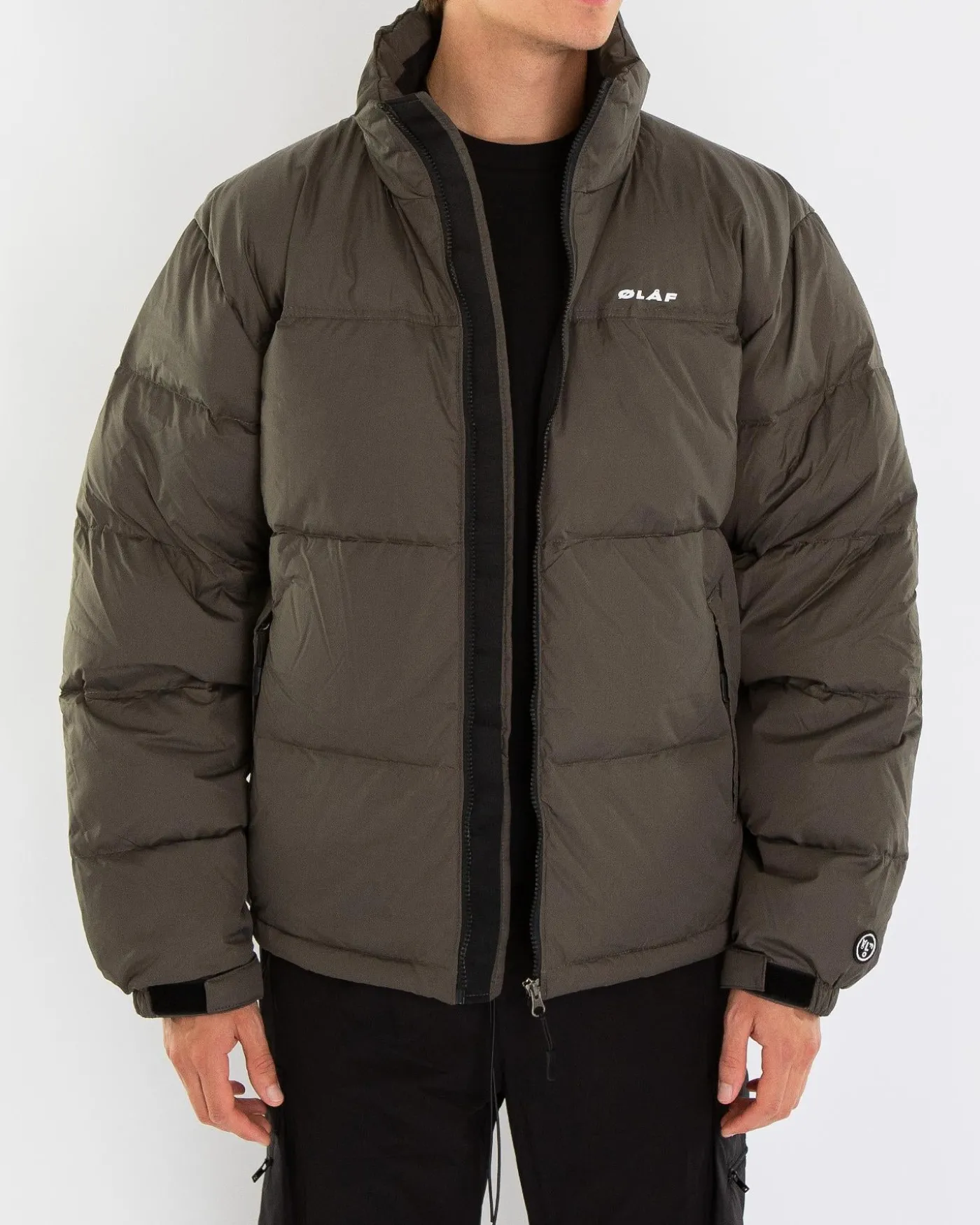 Heren Puffer Jacket Grijs