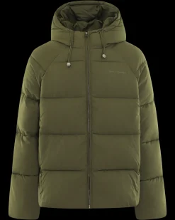 Heren Relaxed Puffer Groen