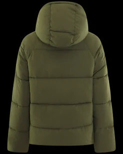 Heren Relaxed Puffer Groen