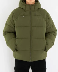Heren Relaxed Puffer Groen