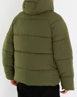 Heren Relaxed Puffer Groen