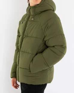 Heren Relaxed Puffer Groen