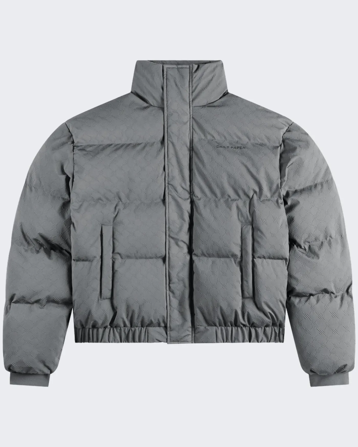 Heren Renako Monogram Puffer Grijs