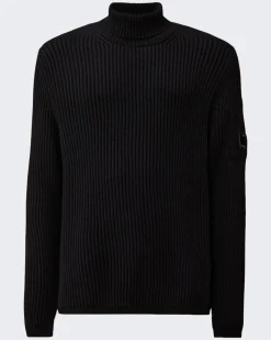 Heren Re-Wool Lens Sweater Blauw