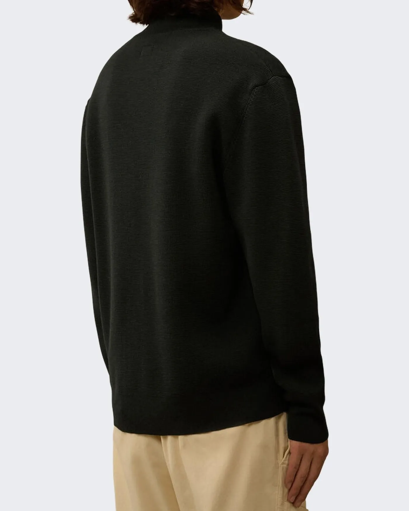 Heren Re-Wool Zip Cardigan Groen