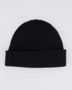 Heren Rib Hat Zwart