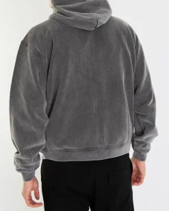 Heren Script Logo Zip Hoodie