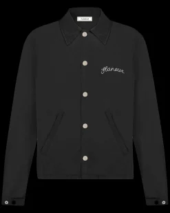 Heren Signature Coach Jacket Zwart