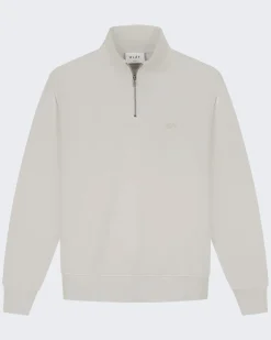 Heren Signature Half Zip Grijs