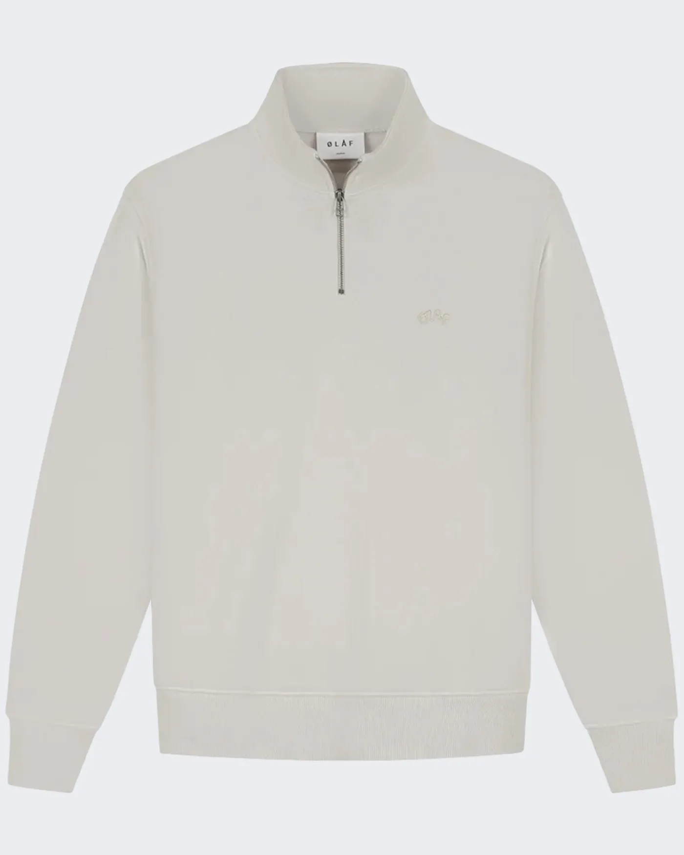 Heren Signature Half Zip Grijs