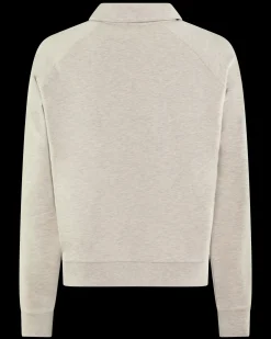 Heren Signature Sweater HalfZip Grij