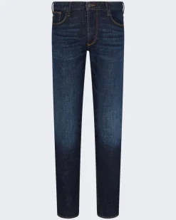 Heren Slim-fit Jeans Blauw