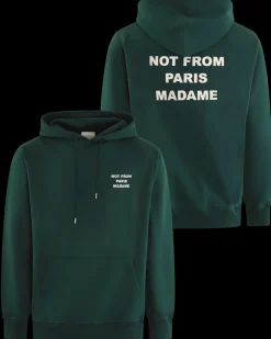 Heren Slogan Hoodie Groen