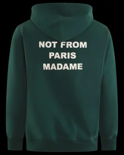 Heren Slogan Hoodie Groen
