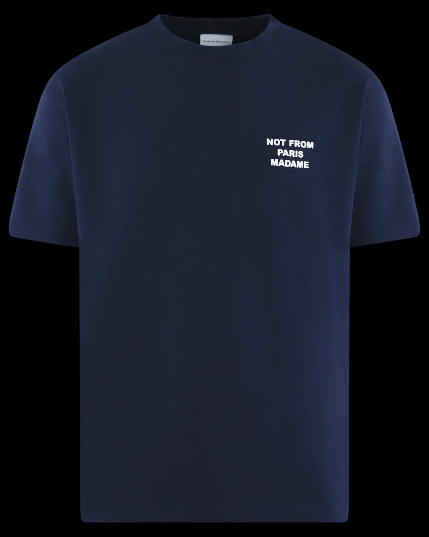 Heren Slogan T-Shirt Blauw