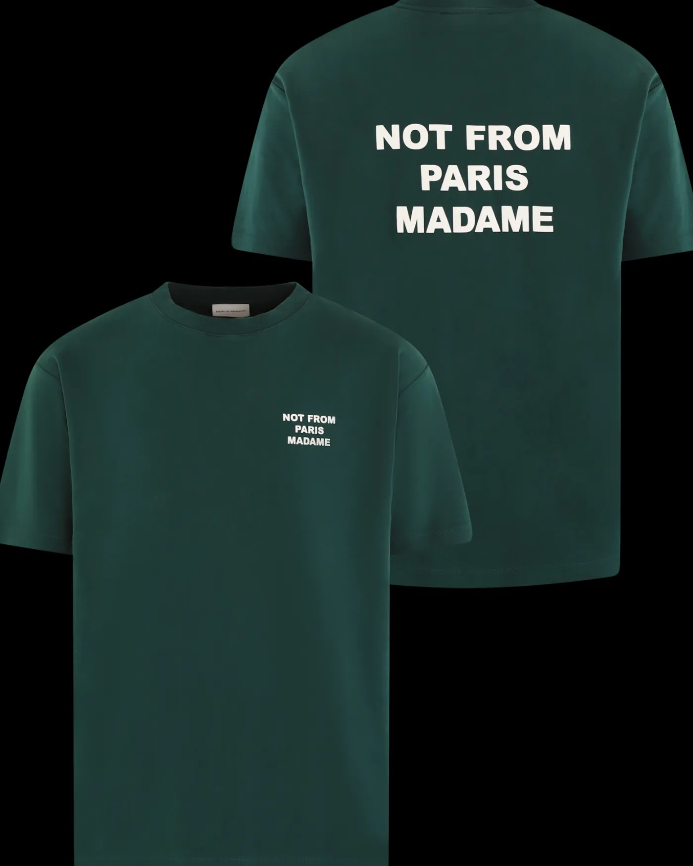 Heren Slogan T-Shirt Groen