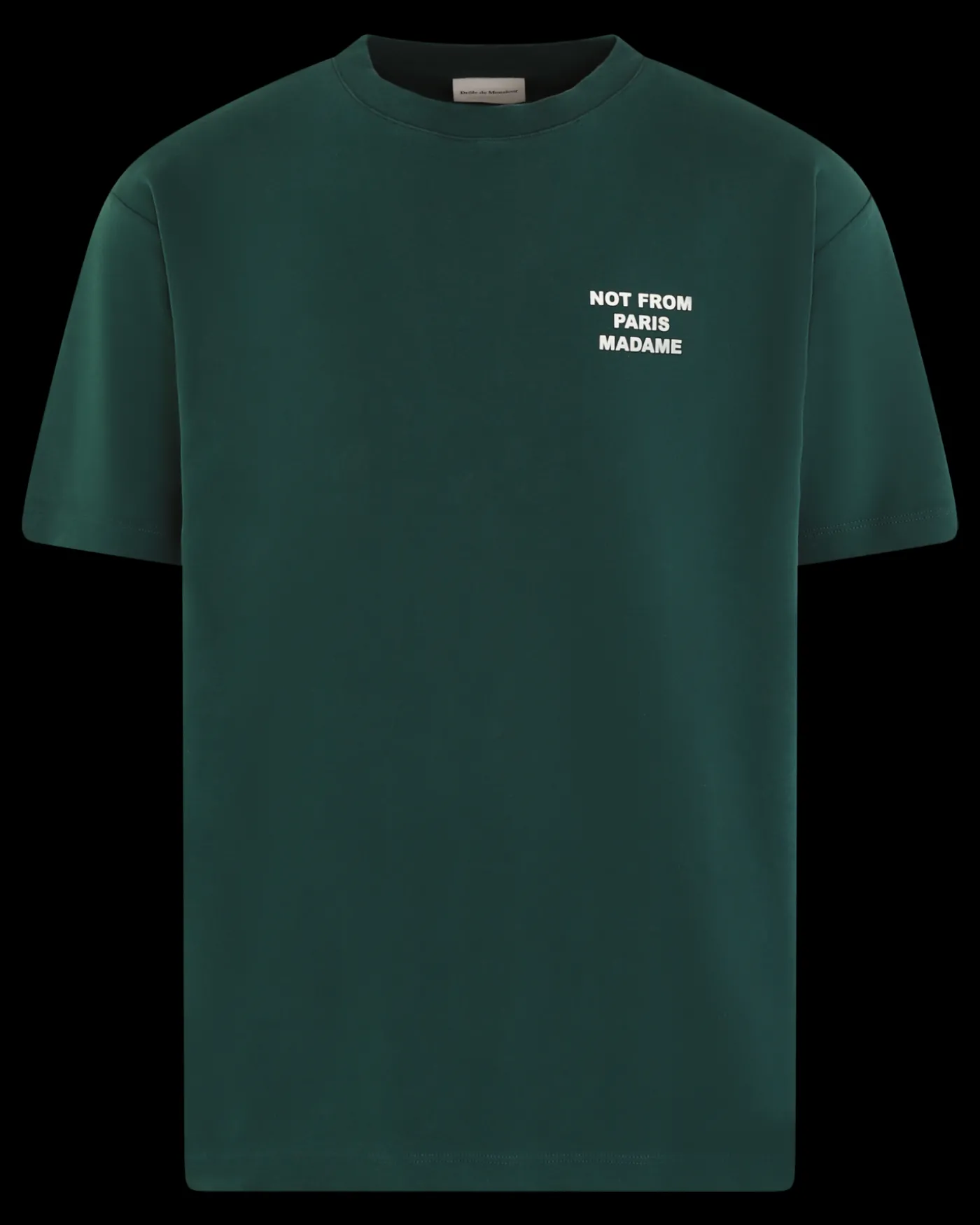 Heren Slogan T-Shirt Groen
