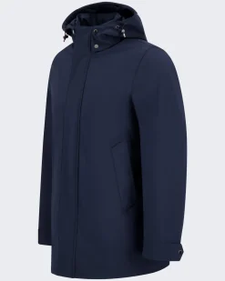 Heren Soft Shell Barrow Coat Blauw