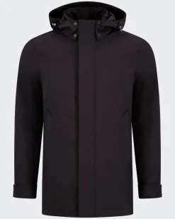 Heren Soft Shell Barrow Coat Zwart