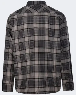 Heren Spray Book Check Shirt Grijs