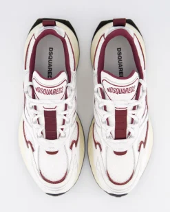 Heren Sprinter Sneaker Wit/Bordo