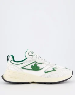 Heren Sprinter Sneaker Wit/Groen
