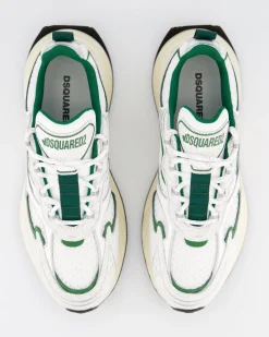 Heren Sprinter Sneaker Wit/Groen