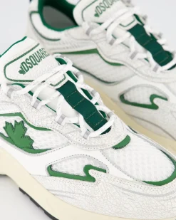 Heren Sprinter Sneaker Wit/Groen
