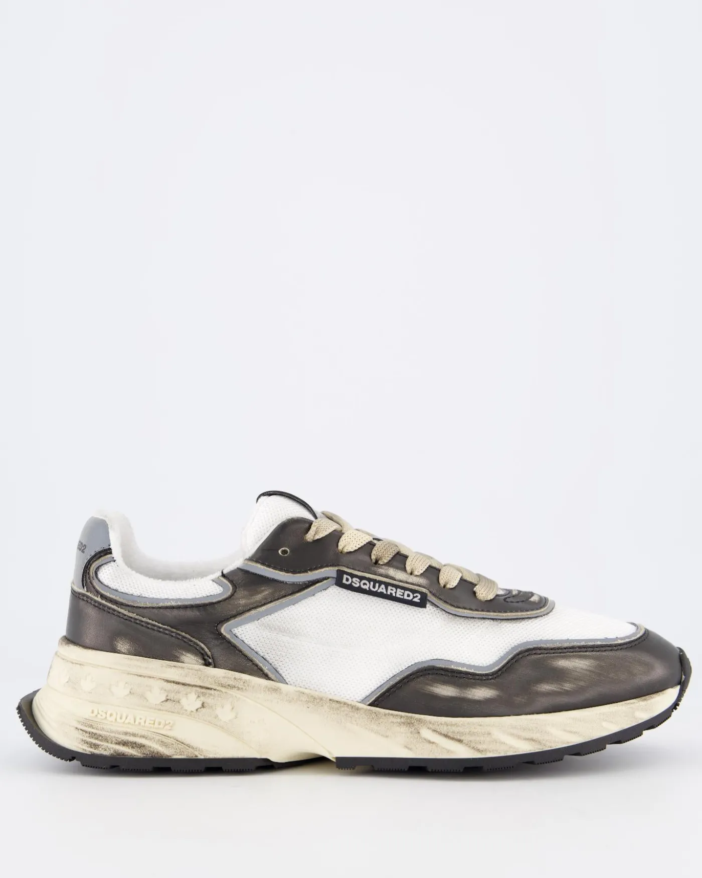 Heren Sprinter Sneaker Zwart/Wit